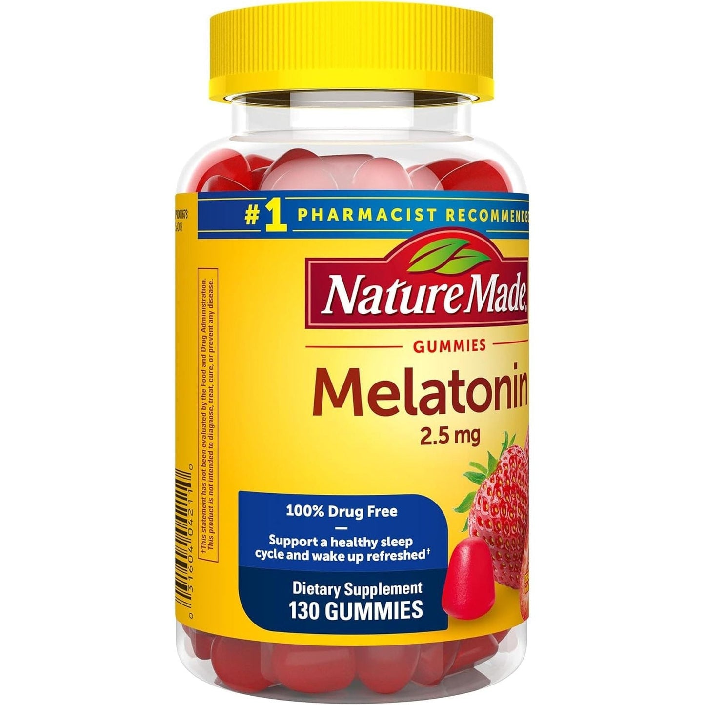 Nature Made Melatonin 2.5 Mg Gummies 130 Day Supply