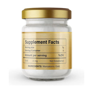 Pure Ormus White Gold Powder Monoatomic M-State 24K 99.99% | No Plastic, No Lye, No Dyes, No Fillers | 22 Grams