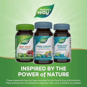 Nature'S Way Standardized Horse Chestnut, Promotes Healthy Leg Veins*, 250 Mg, 90 Capsules