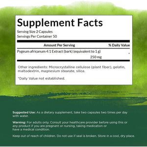 Swanson Pygeum - Herbal Supplement Promoting Male Prostate Health (100 Capsules, 125Mg)