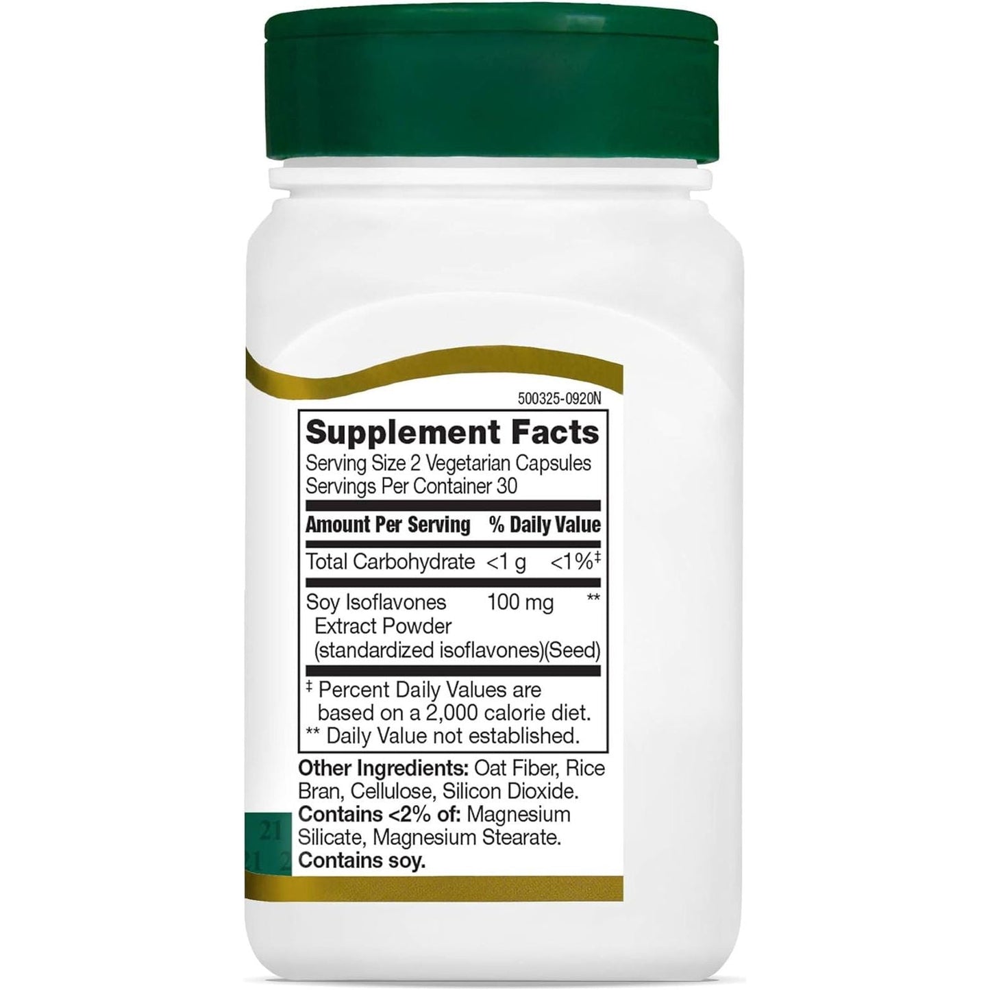 21St Century Soy Isoflavones Veg Capsules, 60Count