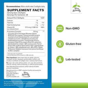 Terry Naturally Healthy PSA Levels for Healthy Prostate & Hormone Balance Support - 60 Softgels