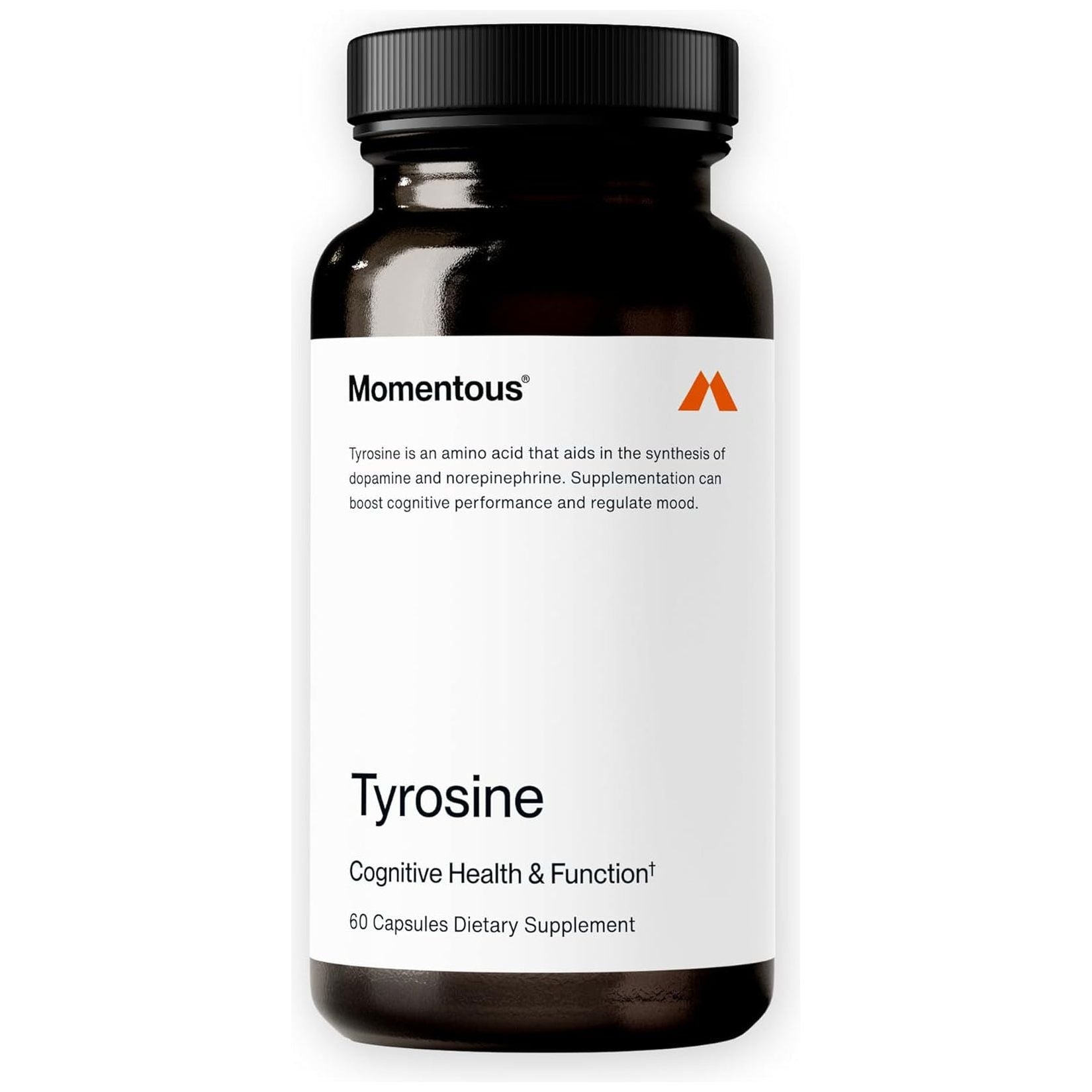 Momentous Tyrosine Capsules, 60 Servings