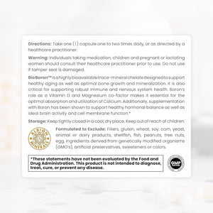 Pure Therapro Rx Bio Boron 10Mg for Bone Health, Joint Flexibility, Cardiovascular Function & Immunity Support 3 Months Supply