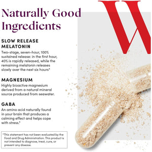 Womaness Let Me Sleep Supplement - Nighttime Sleeping Aid for Women (30 Capsules)