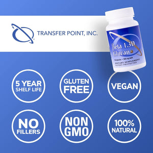Immune Support Supplement with 500Mg of Highly Purified Beta Glucan per Capsule