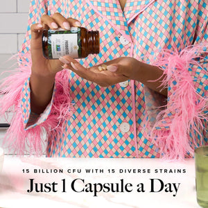 Truvani Probiotic | 15 Billion CFU | 15 Diverse Strains for Digestive, Immune & Brain Health Support 30 Servings.