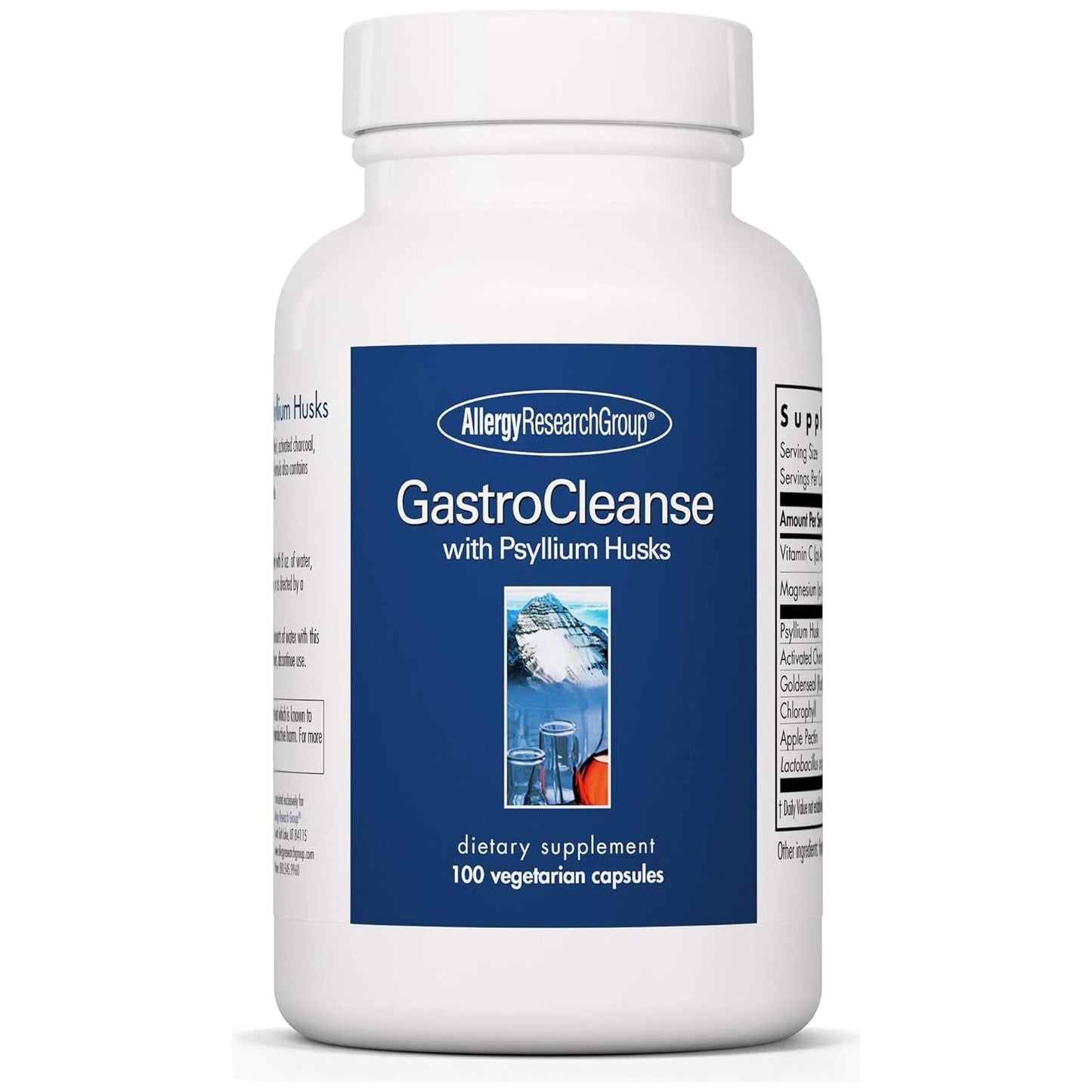 Allergy Research Group Gastro Cleanse Supplement - Gut Cleanse Detox, Constipation Relief - 100 Count