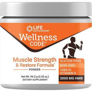 Life Extension Wellness Code® Muscle Strength & Restore Formula, 94.2 G