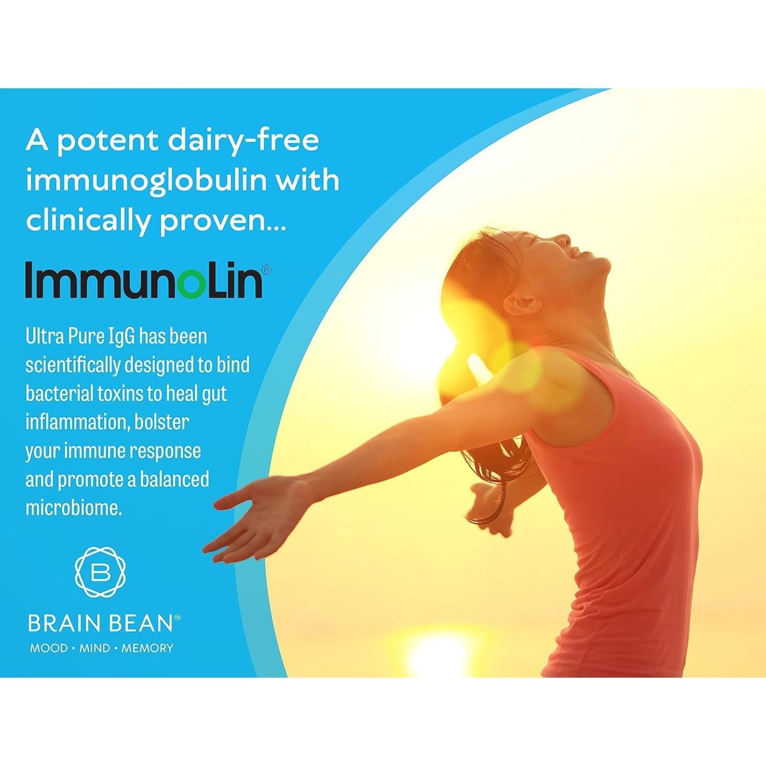 Brain Basics Ultra Pure Igg Supplement - Blended Vitamin & Mineral Supplements, 150G, 60 Servings