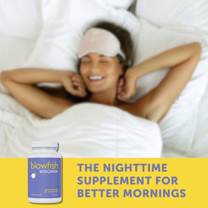 Blowfish Wingman | Feel Better after Drinking with DHM, L-Cysteine, & Electrolytes | Pre-Alcohol Liver Support & Hydration.