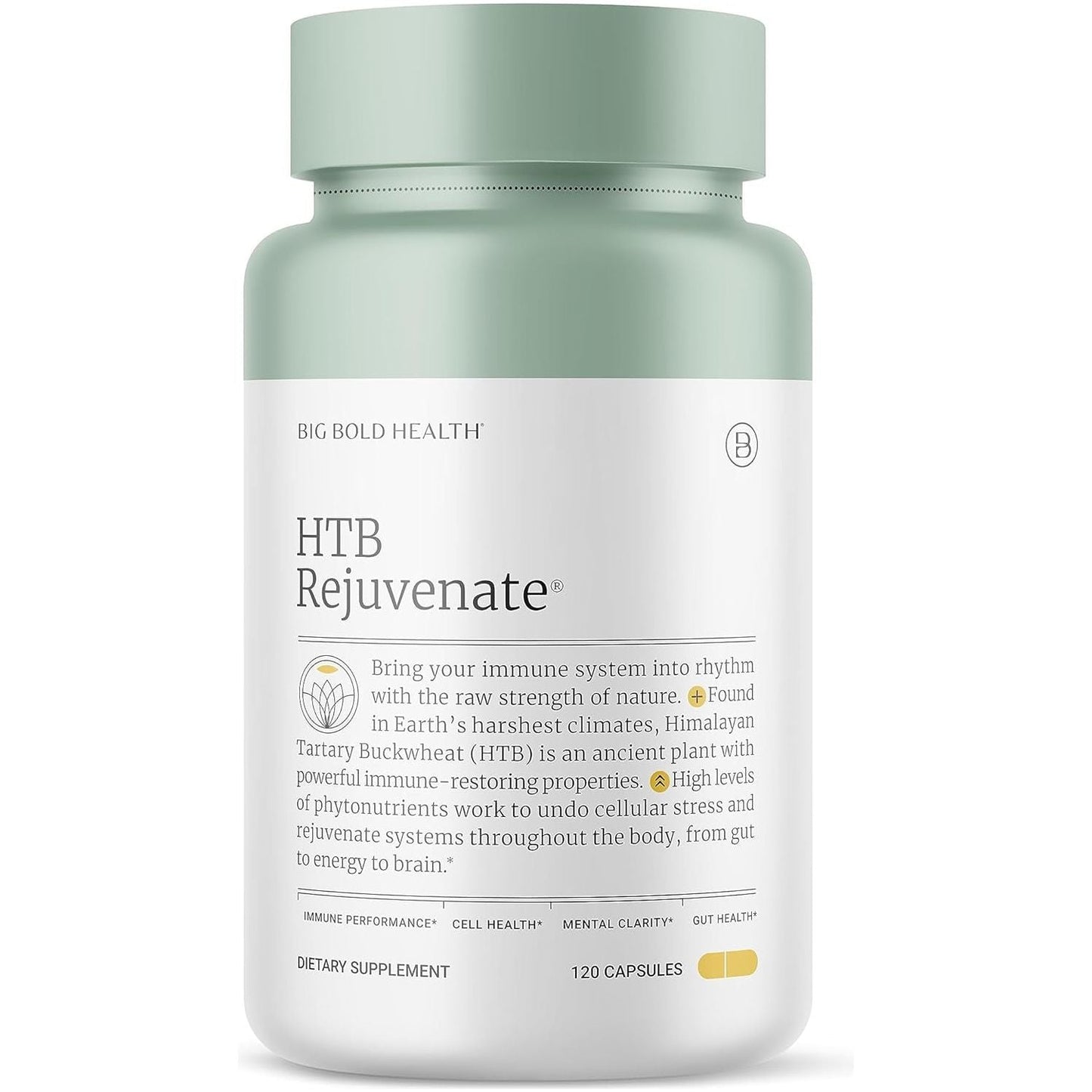 2 Month Supply - Big Bold Health HTB Rejuvenate - Immune Health Support Supplement (120 Capsules)