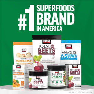 FORCE FACTOR Smarter Greens Superfoods + Energy Powder to Boost Energy & Support Digestion 30 Servings