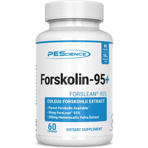 Pescience Forskolin Capsules, 95% Pure Forskolin Extract, Patented Forslean, 60 Count