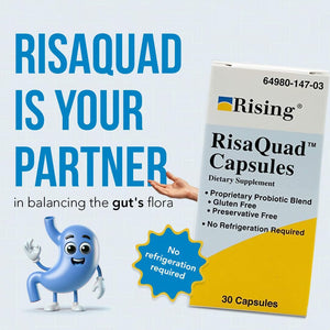 Rising Pharma - Risaquad 230Mg - Probiotic Dietary Supplement Capsules - 30 Count