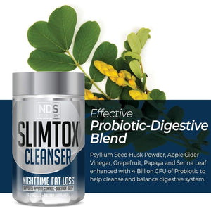 NDS Nutrition Maximum Fat Loss Support through Appetite Control, Restful Sleep, Digestive Health 90 Capsules