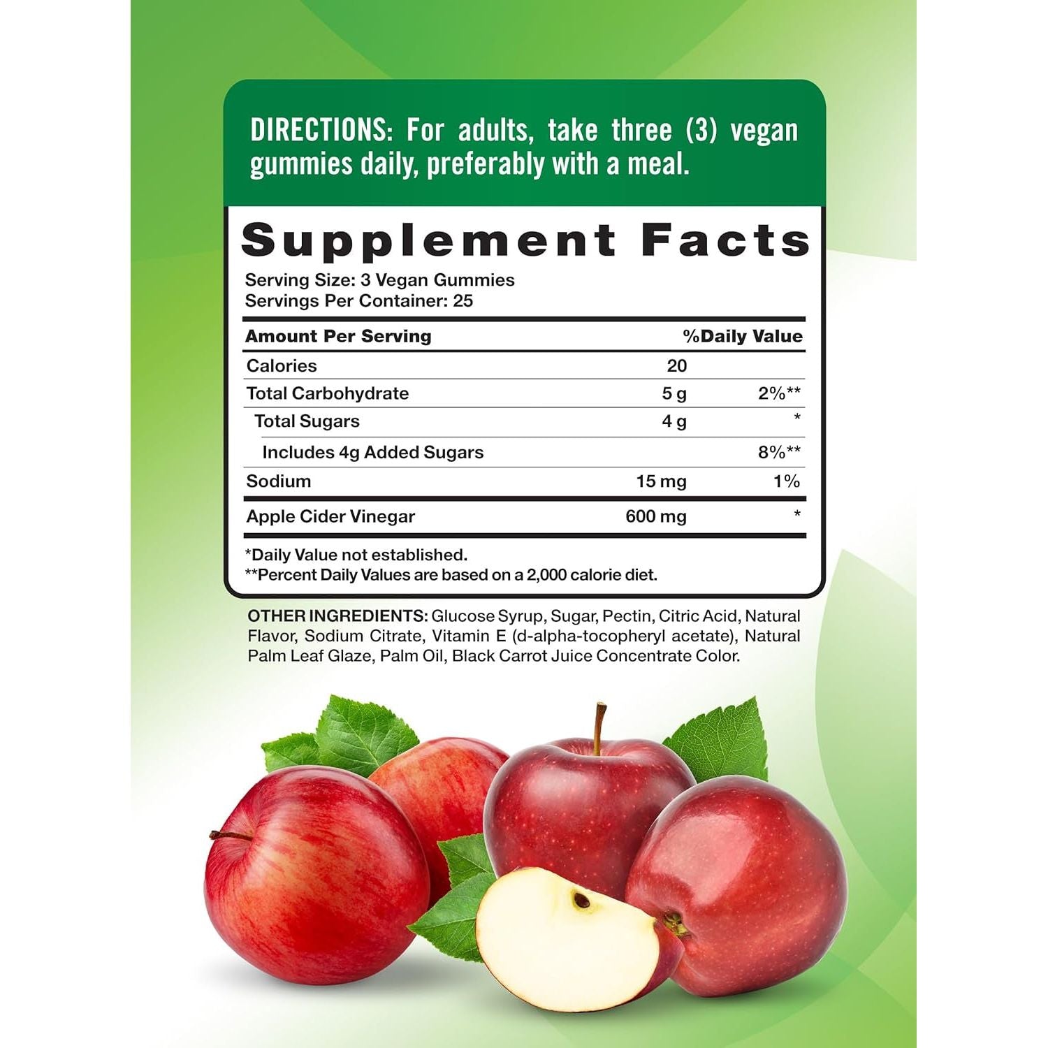 Nature'S Truth Apple Cider Vinegar Gummies | 600 Mg | 75 Gummies