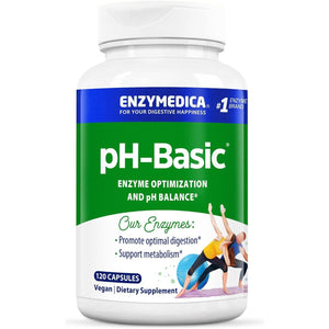 Enzymedica, Ph-Basic, Includes Digestive Enzymes, Nutrients & Herbs, Supports Healthy Digestion & Ph Balance, 120 Count