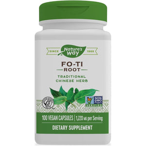Nature'S Way Fo-Ti Root, Traditional Chinese Herb, 1,220 Mg per Serving, 100 Vegan Capsules