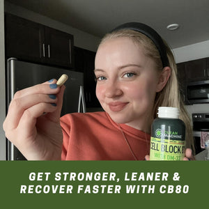 CLEAN MACHINE Cell Block 80 - Natural Vegan Testosterone Support Supplement, Estrogen, DHT & Cortisol Blocker 60 Caps