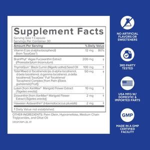 Gundry MD Power Phenols Brain Health Supplement for Cognition, Focus, Motivation, Productivity, and Energy - (30 Servings)