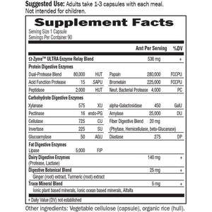 Garden of Life 21 Powerful Digestive Enzymes - Gluten-Free, Vegetarian, 90 Capsules