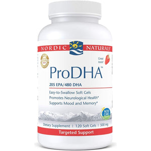 Nordic Naturals Prodha, Strawberry - 120 Soft Gels - 830 Mg Omega-3