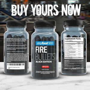 Stripfast5000 Fire Bullets Black Edition Max Strength for Women and Men