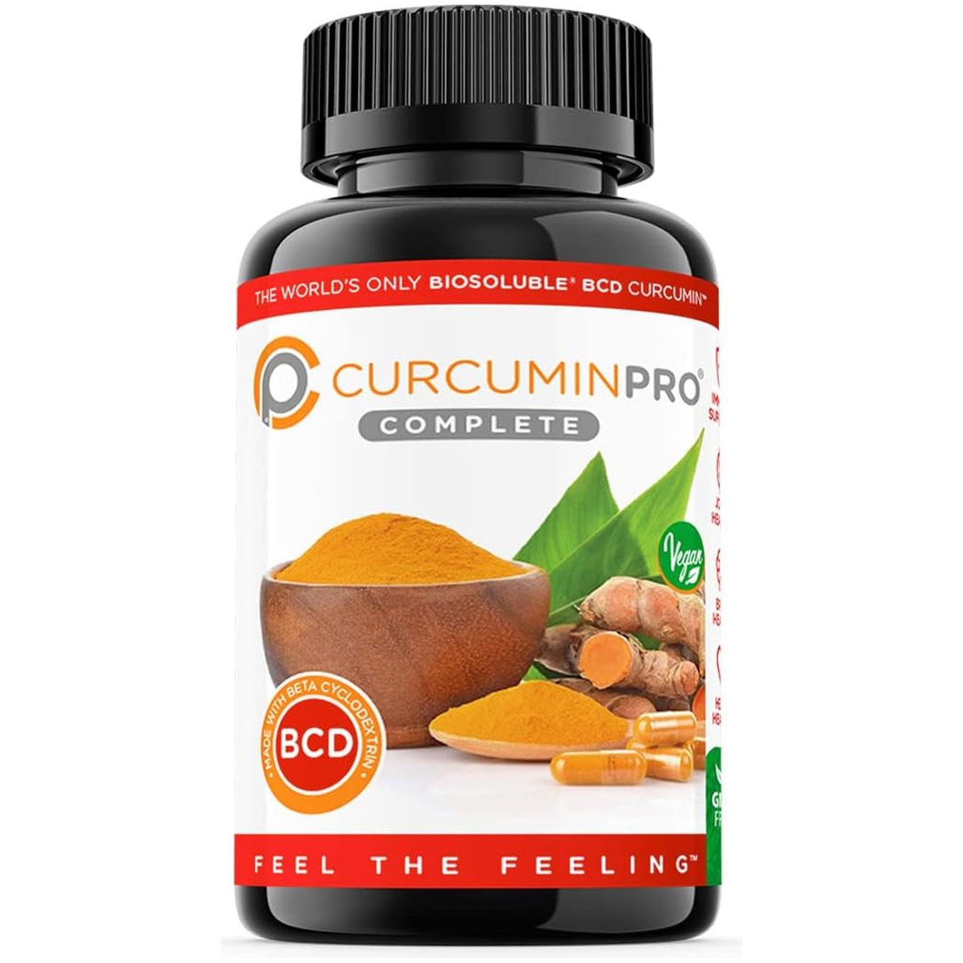 Curcuminpro Complete BCD | Natural Joint & Muscle Support | Vegan | 60 Count