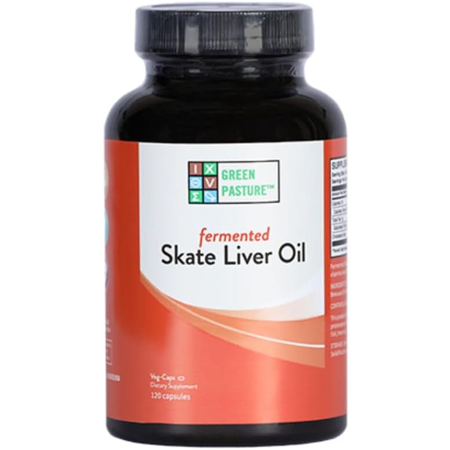 Green Pasture Fermented Skate Liver Oil - 120 Capsules