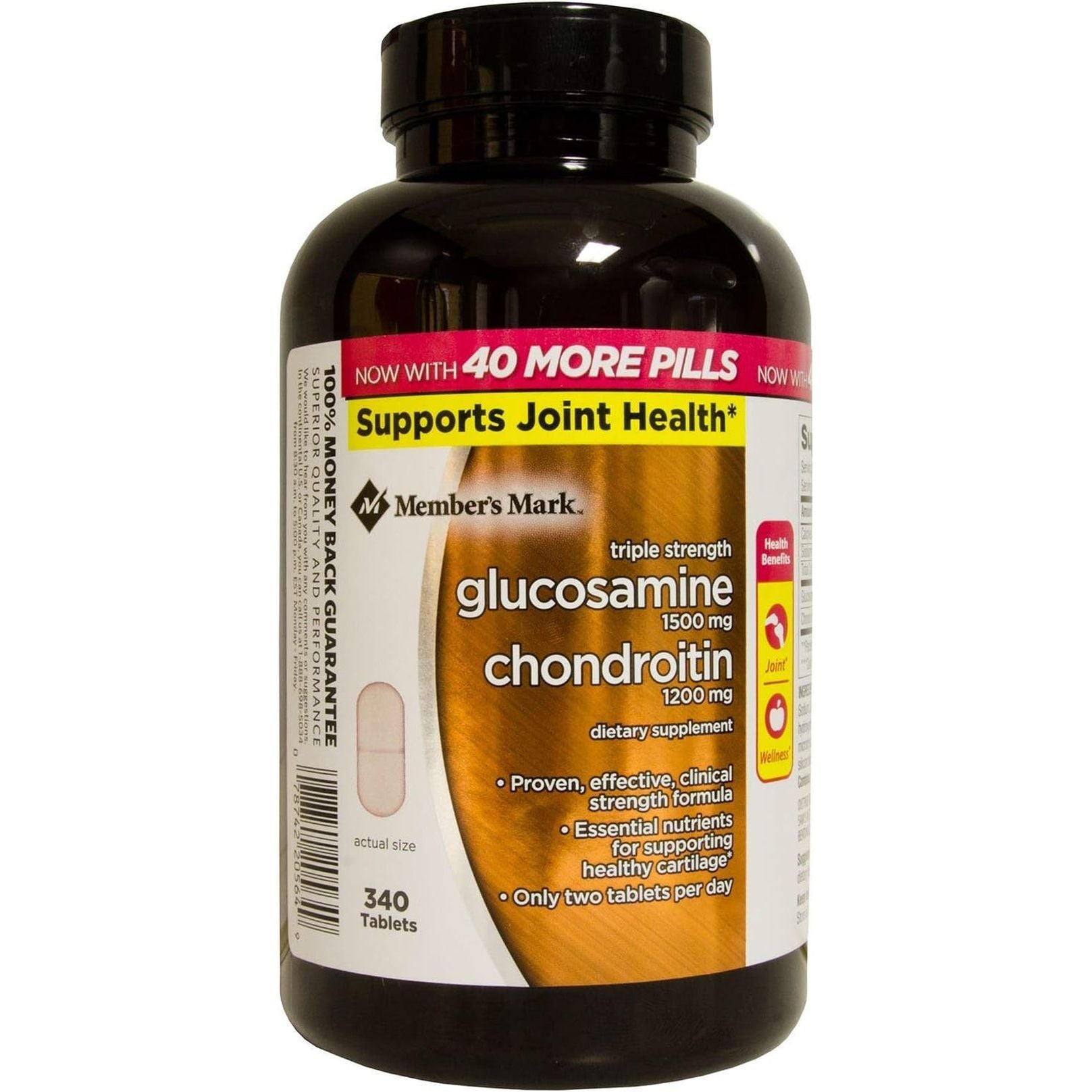 Member'S Mark Triple Strength Glucosamine Chondroitin (300 Ct.)