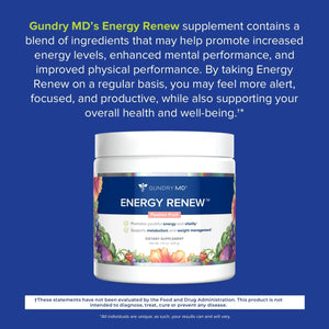 Gundry MD® Energy Renew Muscle Recovery and Cardiovascular Health Support Supplement, 30 Servings