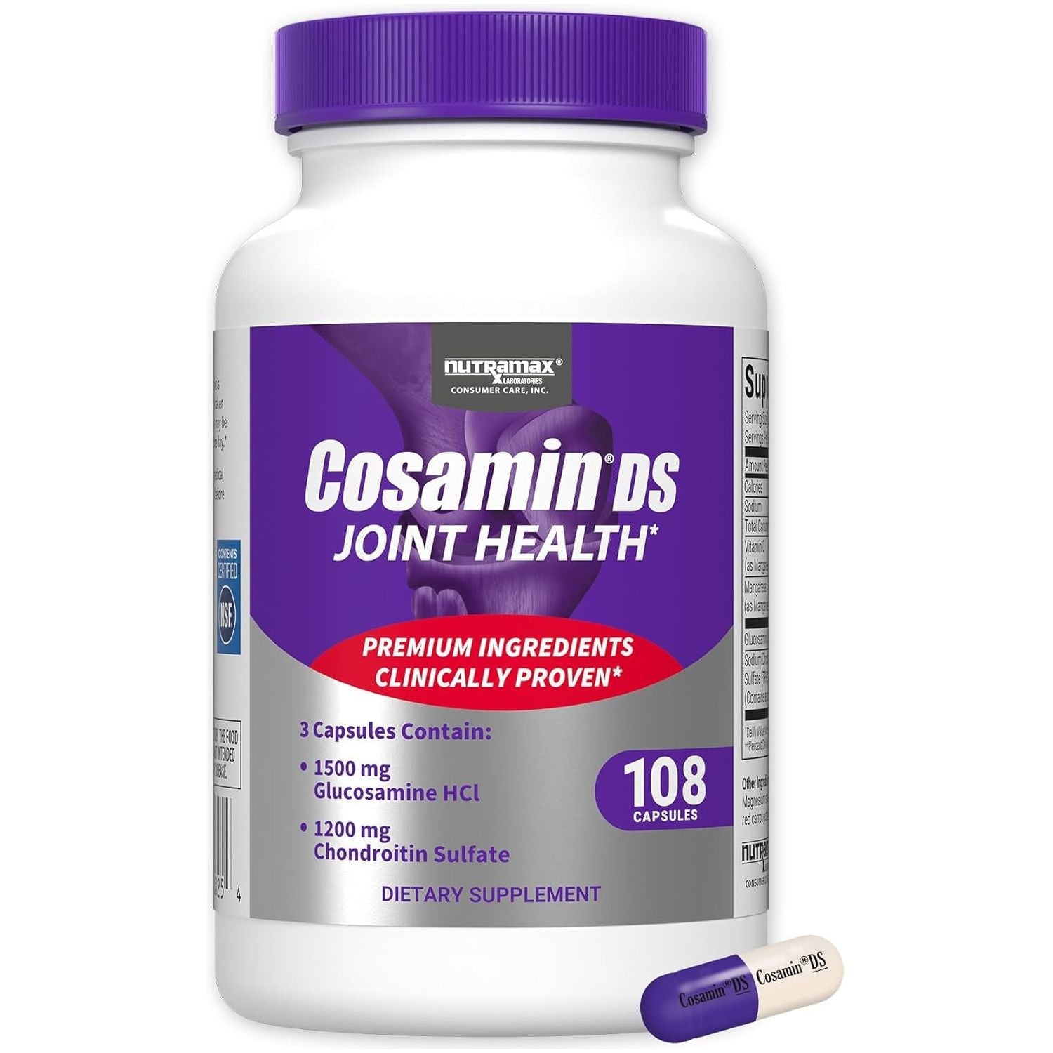 Cosamin DS for Joint Health Comfort & Mobility, 108 Capsules