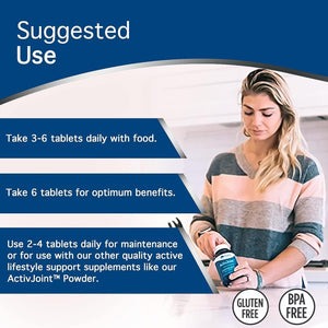 Trace Minerals Activjoint Platinum - Bone Health & Strength Support Supplement -180 Tablets (30 Servings)