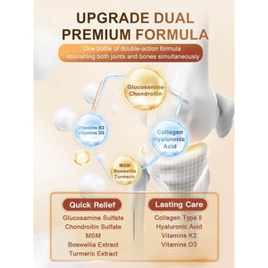 NATURE TARGET Glucosamine Chondroitin Joint Support Supplement - 120 Caps