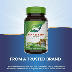 Nature'S Way Fennel Seed - Traditional Herbal Digestive Aid* - 100 Vegan Capsules