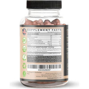 Truheight Growth Gummies (Watermelon) Natural Growth & Development Supplement for Kids & Teens - Ages 5+.