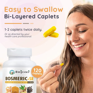 Fast-Acting Joint Supplement, 8-Hour Sustained Release, 120 Caplets - Sanjevani