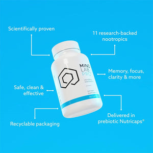 Mind Lab Pro® Universal Nootropic™ Brain Booster Supplement for Focus, Memory, Clarity, Energy - 60 Capsules