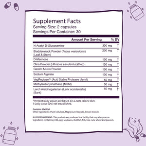 GOBIOTIX Lectin Defense - Lectin Blocker Supplement with MSM and Digestive Enzymes - 60 Capsules