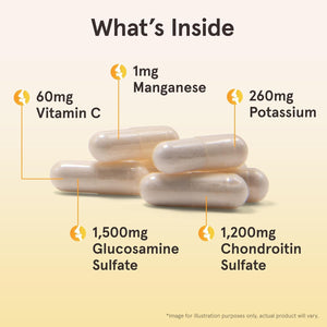 Jarrow Formulas Glucosamine + Chondroitin - 240 Capsules - Dietary Supplement for Joint Health