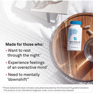 Neuroscience GABA PM Calm Sleep Aid for Adults - 400Mg L Theanine Supplement (60 Capsules)