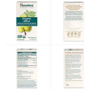Himalaya Organic Amla Natural Antioxidant for Immune Support, 60 Caplets