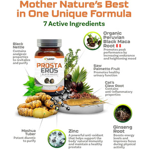 Prostaeros- Prostate Support Supplement - 7 Natural Ingredients - 60 Count