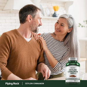 Piping Rock Ceylon Cinnamon Capsules | Concentrated Herbal Extract Supplement | (6000Mg/135 Count)