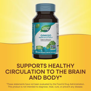 Nature'S Way Ginkgold, Supports Memory and Concentration*, 60 Capsules