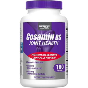 Nutramax Cosamin® DS Joint Health Supplement with Glucosamine & Chondroitin for Joint Health, 180 Capsules