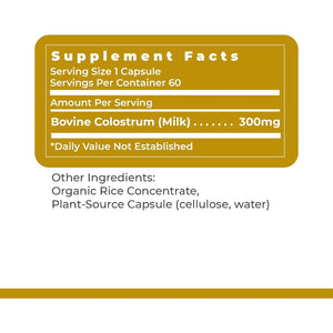 Premier Research Labs Colostrum-Igg - Bovine Colostrum Supplement for Immune Support* 60 Capsules