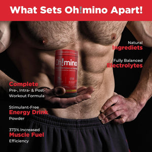 Oh!Mino Amino Acids Supplement for Protein Synthesis - Eaas Capsules for Muscle Recovery, Pre & Post Workout (30 Servings)