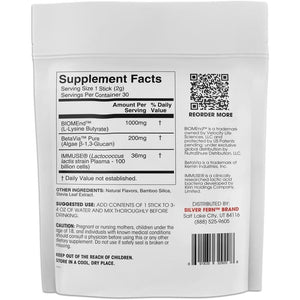 Silver Fern Brand Postbiotic+ Strawberry Lemonade Powder – Supports the Digestive System & Overall Wellness – 30 Stick Packs